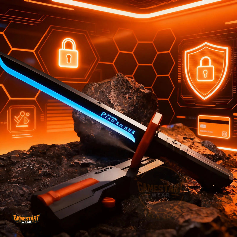 Sword Spark — Katana Cinemática com Efeitos de Luz e Fumaça