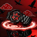 Relógio Akatsuki Sharingan – Liberte o poder do seu pulso com o Relógio Akatsuki!