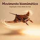 AURA MANTA™ – A Escultura de Madeira Que Se Move Como o Mar 🌊