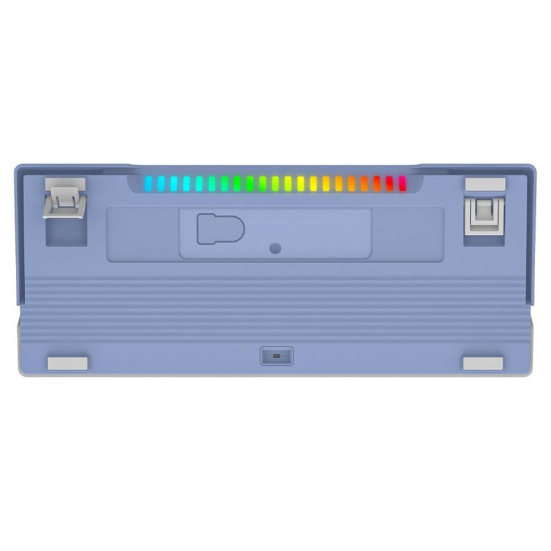 Teclado Gamer SuperFrame Ribbon, RGB, Switch Red, 75%, ABNT, Hot Swap, Com fio, White/Purple