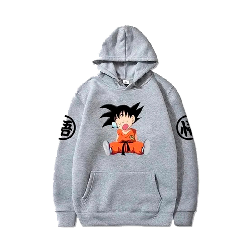 Moletom Canguru Infantil Goku Kids Blusa de Frio Estampada