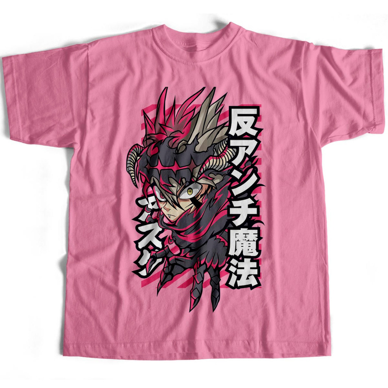 Camiseta Básica Asta e Liebe Touros Negros Black Clover V18