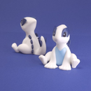 Lugia Chibi Pokémon 3D Boneco Miniatura Action Figure Impressão 3D Colecionavel Presentes