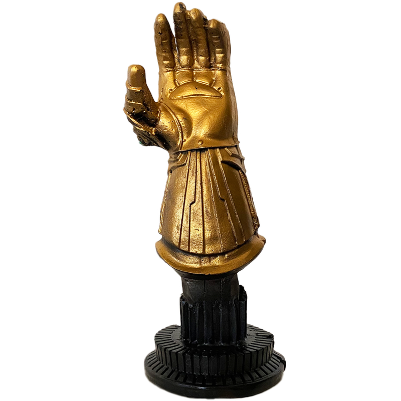 Manopla Do Infinito Thanos Vingadores Colecionável Boneco Marvel Geek Resina