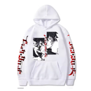 Blusa Moletom Canguru Unissex Black Clover Asta e Yuno Trevo.