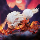 Action figure Pokemon Arcanine Estilo Estatua Colecionável