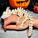 Esqueleto Dragão Articulado 23CM Impressão 3D flexível Decoração Geek Colecionável Gamer Aquário