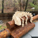 Esqueleto Dragão Articulado 23CM Impressão 3D flexível Decoração Geek Colecionável Gamer Aquário