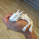 Esqueleto Dragão Articulado 23CM Impressão 3D flexível Decoração Geek Colecionável Gamer Aquário