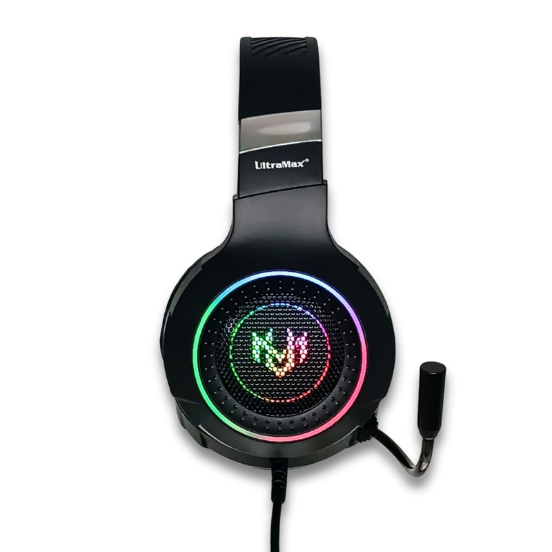 Headset Fone Gamer G7 Led RGB com microfone, USB e P3 Para PC Computador Headphone Videogame Celular Ult-G7