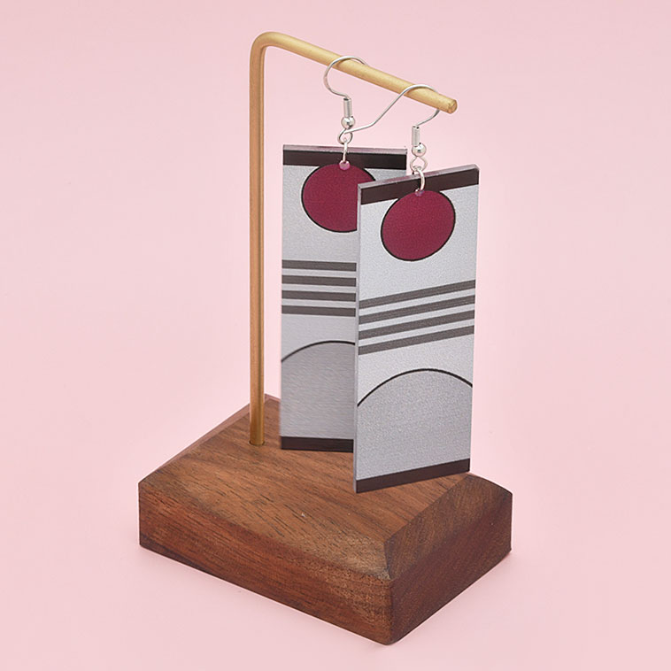 Demon Slayer Orelha Gancho Clipe Brincos Moda Feminina Prata Agulha Gota Brinco Jóias