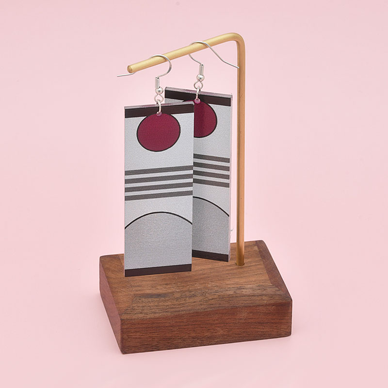 Demon Slayer Orelha Gancho Clipe Brincos Moda Feminina Prata Agulha Gota Brinco Jóias