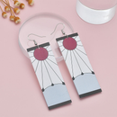 Demon Slayer Orelha Gancho Clipe Brincos Moda Feminina Prata Agulha Gota Brinco Jóias