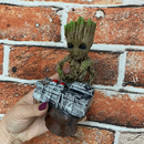 Groot Baby Guardiões da Galáxia Action Figure Boneco Colecionável Estatueta Estátua em Resina