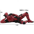 Modelo Deadpool Mini Hand Office Sentado Leitura Deitado Boneca Ação Criativa De Decoração De Carros Figura PVC Doll Toy