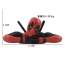 Modelo Deadpool Mini Hand Office Sentado Leitura Deitado Boneca Ação Criativa De Decoração De Carros Figura PVC Doll Toy