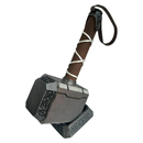 Mjolnir Martelo Thor com Base Filme Vingadores Colecionavel Estatua Colecionável Decoração 30cm