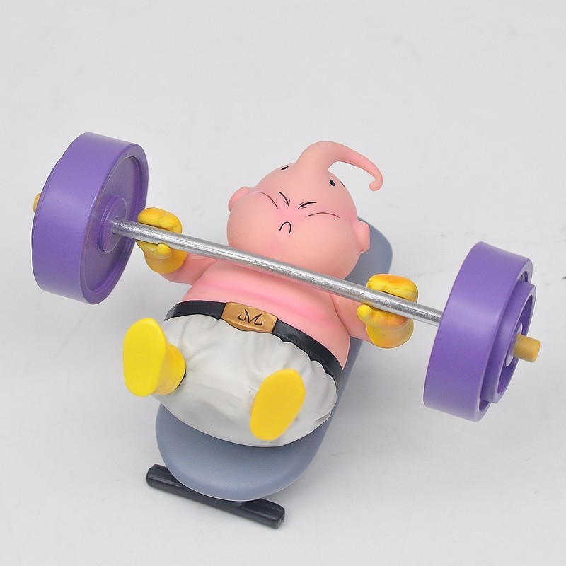 Bonecos Majin Buu Vesão Academia 8 cm Dragon Ball Z Action Figure Decoração e Coleção