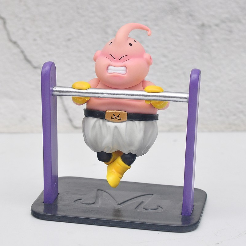 Bonecos Majin Buu Vesão Academia 8 cm Dragon Ball Z Action Figure Decoração e Coleção