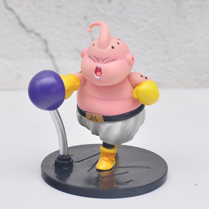 Bonecos Majin Buu Vesão Academia 8 cm Dragon Ball Z Action Figure Decoração e Coleção