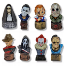 Boneco Colecionável Busto Action Figure Ghost Face Pânico Scream Terror Resina