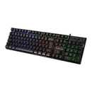 TECLADO GAMER NEOLOGIC INFINITE PLAY BLACK SEMI MECÂNICO ABNT2 RAINBOW PRETO - IFNT-BLK