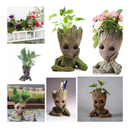 Boneco Colecionável Estátua Action Figure Groot Vaso Pose Marvel Resina