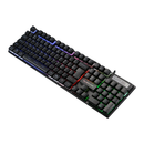 TECLADO GAMER NEOLOGIC INFINITE PLAY BLACK SEMI MECÂNICO ABNT2 RAINBOW PRETO - IFNT-BLK