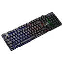TECLADO GAMER NEOLOGIC INFINITE PLAY BLACK SEMI MECÂNICO ABNT2 RAINBOW PRETO - IFNT-BLK